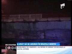 Un bărbat din Braşov a supravieţuit miraculos după ce s-a aruncat de pe un pod