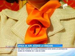 Epoca de aur se va scoate la licitaţie. Cât costă haina de blană de vulpe a Elenei Ceauşescu