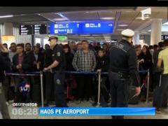 Haos pe aeroportul din Frankfurt