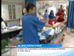 Medicul Radu Zamfir, înapoi la datorie: A mers la Cluj pentru a preleva un organ, cu avionul