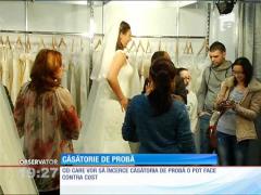 Doamnelor, un soţ de probă? Poftiţi la miri şi mirese de închiriat