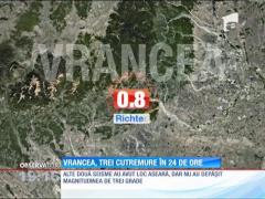 Vrancea, trei cutremure în 24 de ore