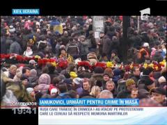 Preşedintele demis al Ucrainei, Ianukovici, urmărit pentru crime în masă