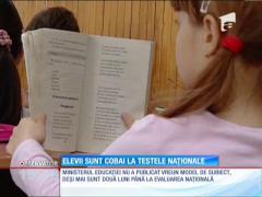 Elevii, cobai la testele naţionale!