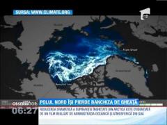 Un film de animaţie arată cât de mult s-a topit calota glaciară din Arctica