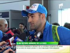 Delegația olimpică a României a revenit în țară