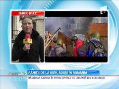 Răniţii din Kiev, îngrijiţi în România