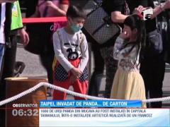 Capitala Taiwanului, invadată de panda