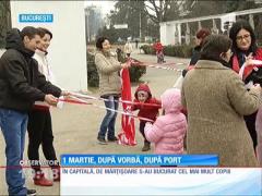 Radu Mazăre a împărțit mărțișoare pensionarelor