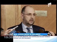 Noul Guvern merge în Parlament
