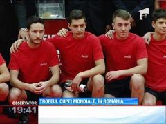 Trofeul Cupei Mondiale FIFA 2014 a sosit în Bucureşti