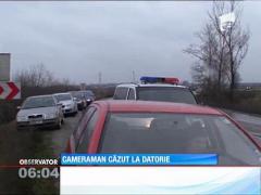 Cameraman lovit mortal de o maşină în timp ce filma un accident rutier