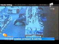 6 români suspecţi că jefuiau magazine din Austria au fost extrădaţi