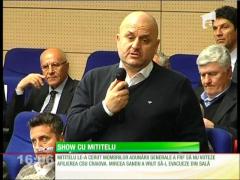 Mititelu a făcut scandal la Adunarea Generală a FRF