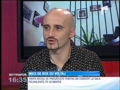 Voltaj a filmat videoclipul pentru melodia "Meci de box"