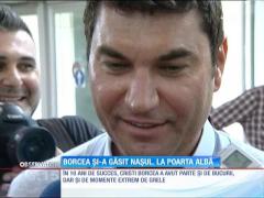 Cristi Borcea şi-a găsit naşul, la Poarta Albă