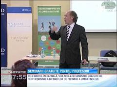 Seminarii gratuite pentru profesorii de limba engleză