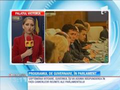 Programul de guvernare, în Parlament