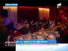 Cornelia Catanga a ajuns la spital după ce a fost lovită cu un scaun în cap!