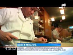 Cel mai mic sushi din lume