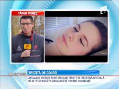 O angajată din Botoşani este trezită de colegi