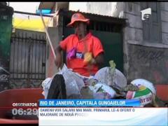 Rio de Janeiro s-a transformat într-o uriaşă groapă de gunoi!