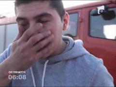 Au trecut pe lângă moarte pe o şosea din Bistriţa Năsăud