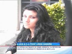 A ucis şi s-a pozat lângă cadavru