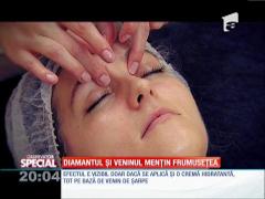 Diamantul şi veninul de viperă menţin frumuseţea