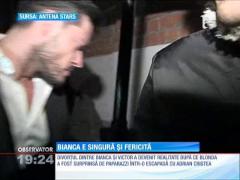 Bianca şi amantul Cristea, în oraş, la 24 de ore după ce blonda a divorţat!