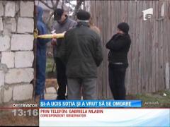 Un bărbat şi-a ucis soţia şi a vrut să se omoare