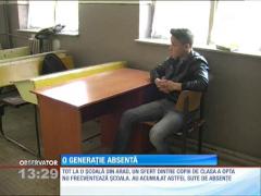 O generaţie de elevi, absentă de la şcoală