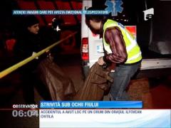 O femeie de 50 de ani din judeţul Ilfov, strivită de o basculantă
