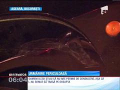 Urmărire periculoasă pe străzile Capitalei