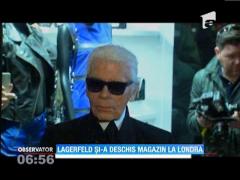 Karl Lagerfeld şi-a inaugurat magazinul din Londra