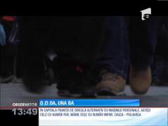 În Capitala Franţei se circulă alternativ cu maşinile personale