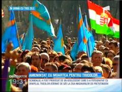 Copil din Sfântu Georghe, amenințat cu moartea pentru că s-a fotografiat cu steagul românesc