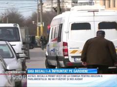 Gigi Becali s-a certat cu gardienii în drumul spre sala de judecată