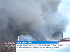 Incendiu puternic, în Ploieşti