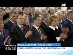 Ruşii din Crimeea s-au unit cu Patria Mamă