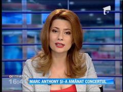 Marc Anthony a amânat concertul din România din cauza tensiunilor din Ucraina