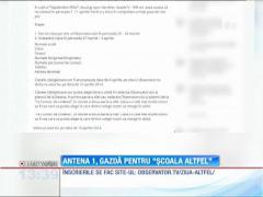 Antena 1, gazdă pentru "Şcoala Altfel"
