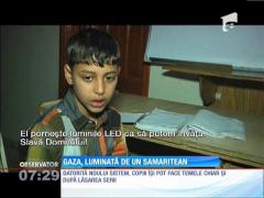 A luminat un cartier întreg cu de baterii de maşină