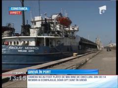 Grevă în portul Constanţa
