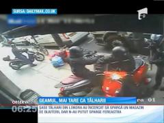 Jaf eşuat, în Londra