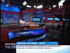 Loredana a inceput turneul national Magic