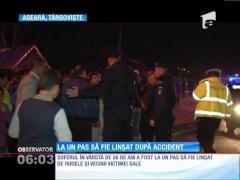 A fost la un pas să fie linşat după accident