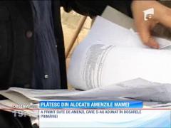 Amenzile pentru prostituţie plătite din alocaţia copiilor