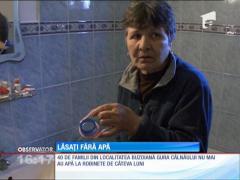 40 de familii dintr-o localitate buzoiană nu mai au apă la robinete de câteva luni