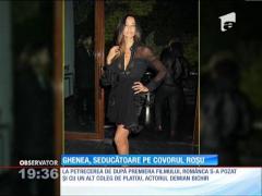 Ghenea, seducătoare pe covorul roșu